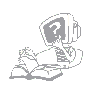 Piktogramm PC und Buch